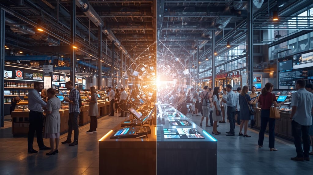 Marketplace supply and demand visual representation