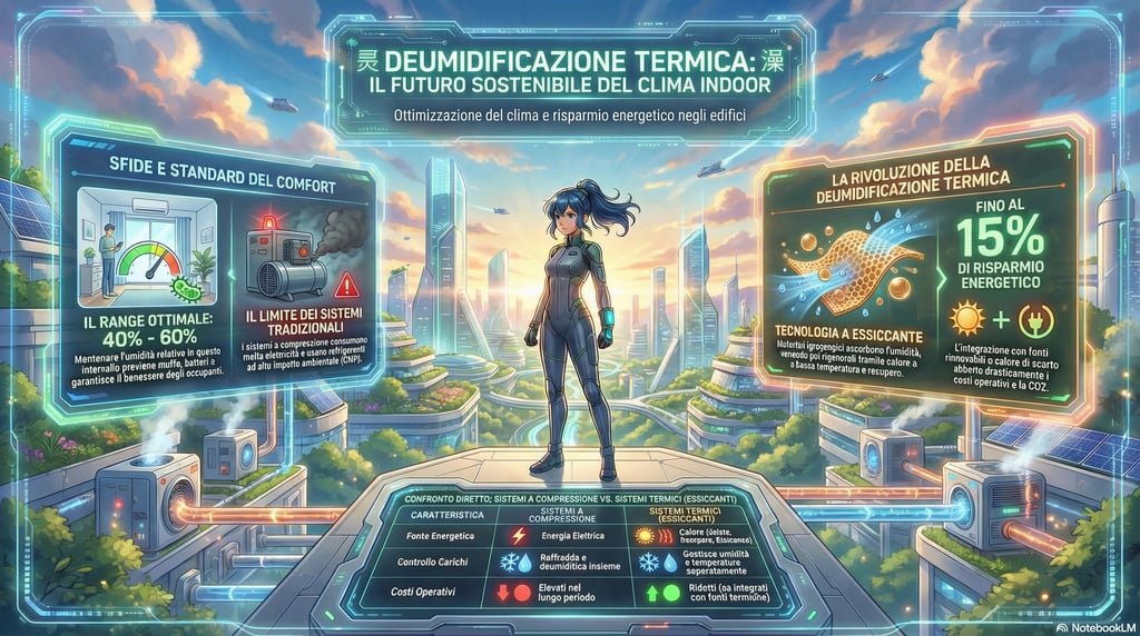deumidificazione a energia termica hvac