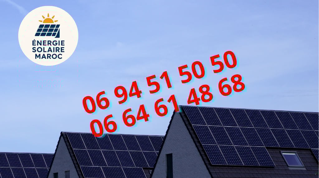 Énergie Solaire Maroc contactez 0694515050
