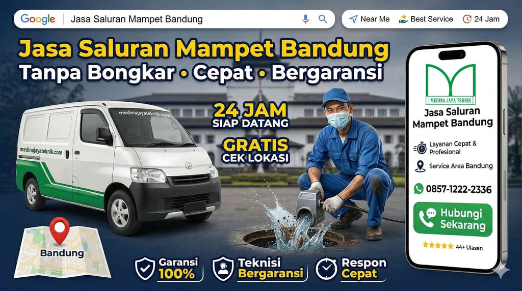Jasa Saluran Mampet Bandung