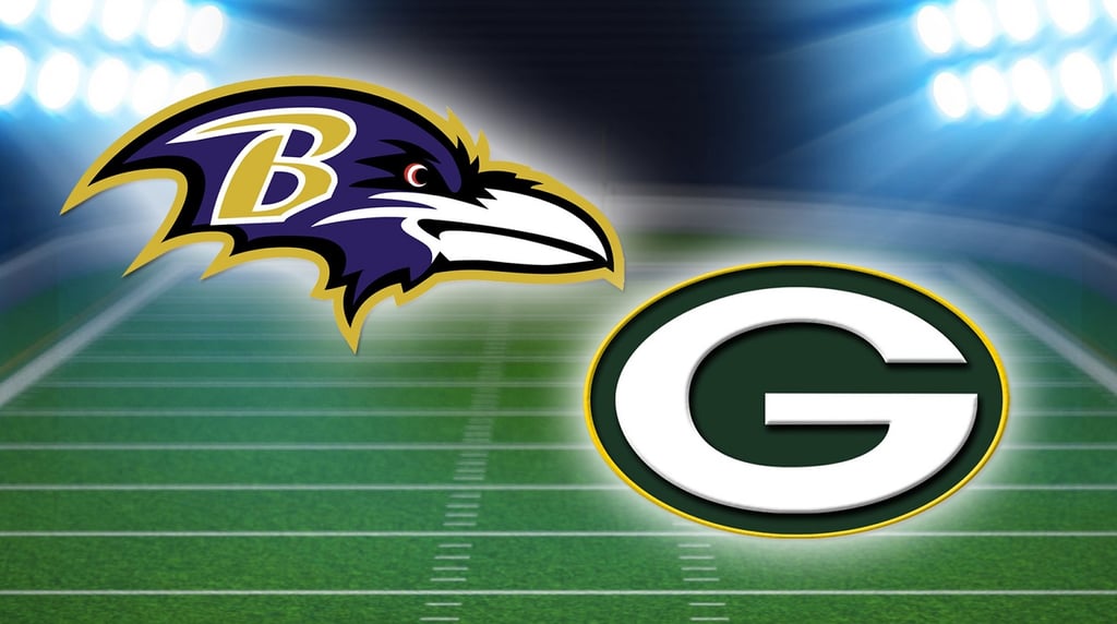 Ravens vs Packers Banner