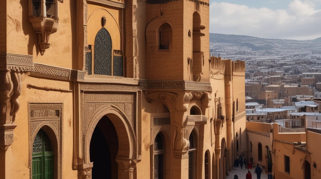 a view of a city from a high point of view