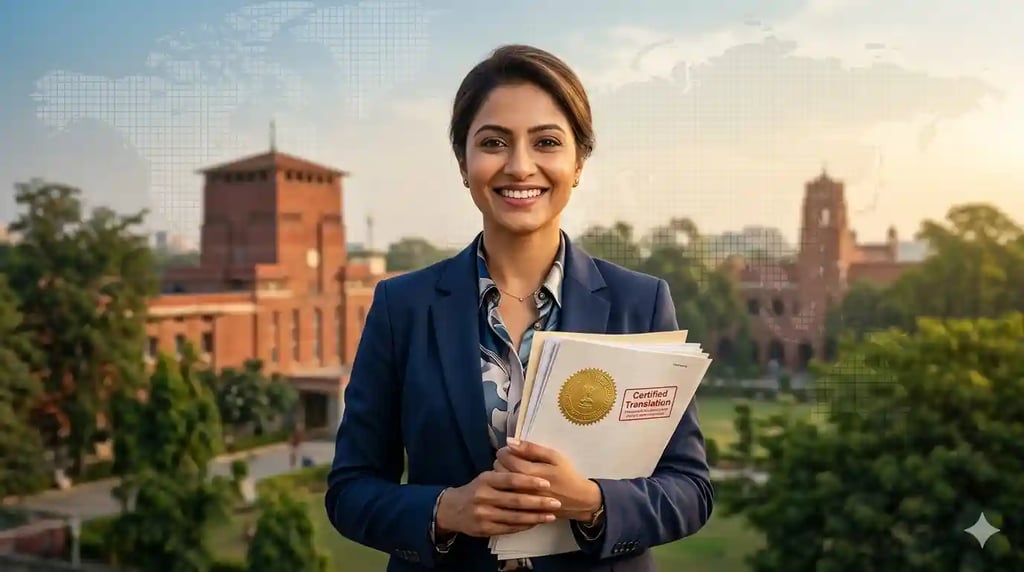 Certified Translation in North Delhi