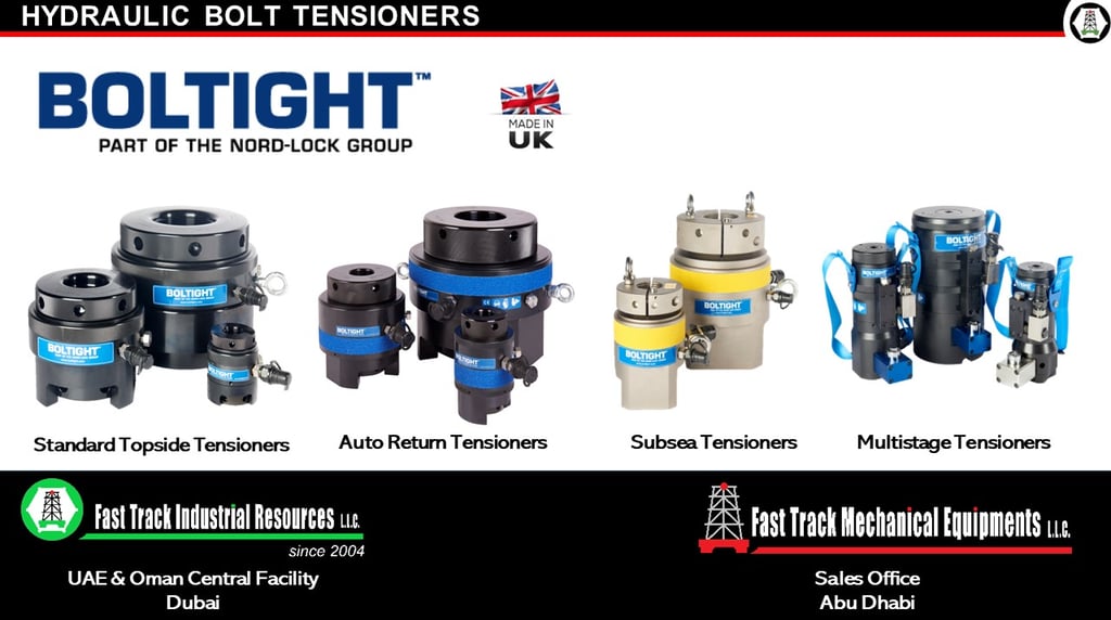BOLTIGHT HYDRATIGHT TENTEC UAE | FAST TRACK INDUSTRIAL RESOURCES LLC | info@fasttrackindustrial.com