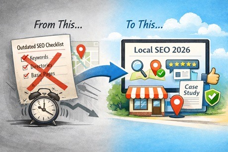 Outdated vs modern local SEO