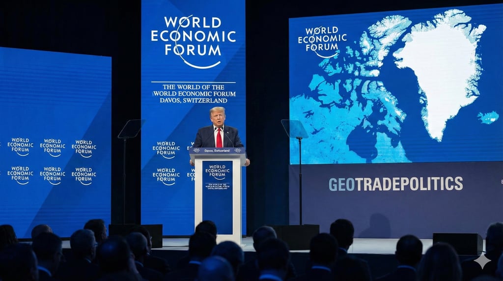 “What I am Asking is a Piece of Ice”: U.S. President Trump at Davos Reiterates His Intension to Take over Greenland