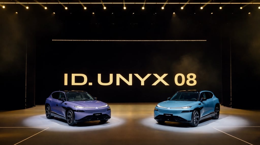 Volkswagen ID Unyx 08 SUV eletrico com 730 km autonomia lancado na China parceria Xpeng