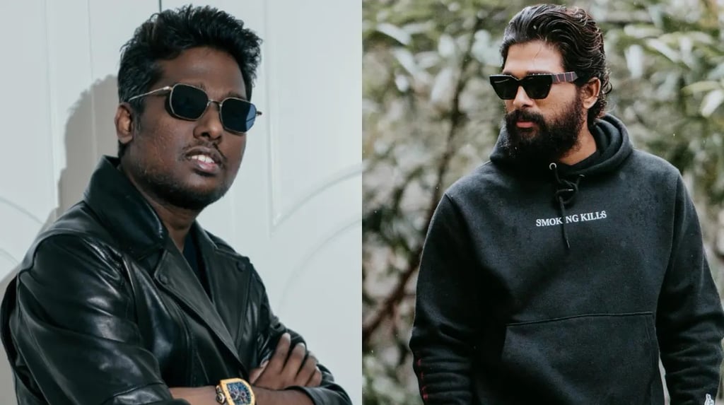 Atlee with Allu Arjun