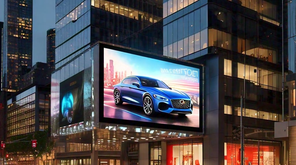 outdoor digital advertising display screens