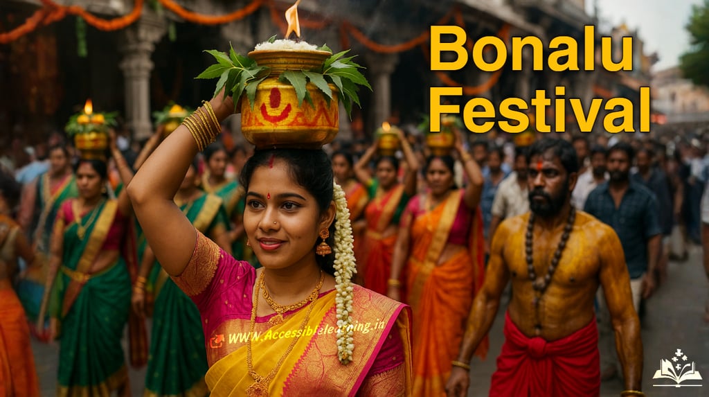 Bonalu Festival – A Vibrant Tribute to the Goddess Mahakali in Telangana