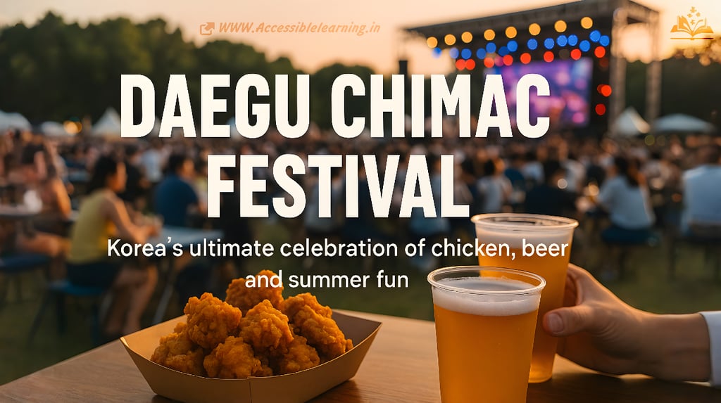 the Daegu Chimac Festival – South Korea’s ultimate celebration of chicken and beer
