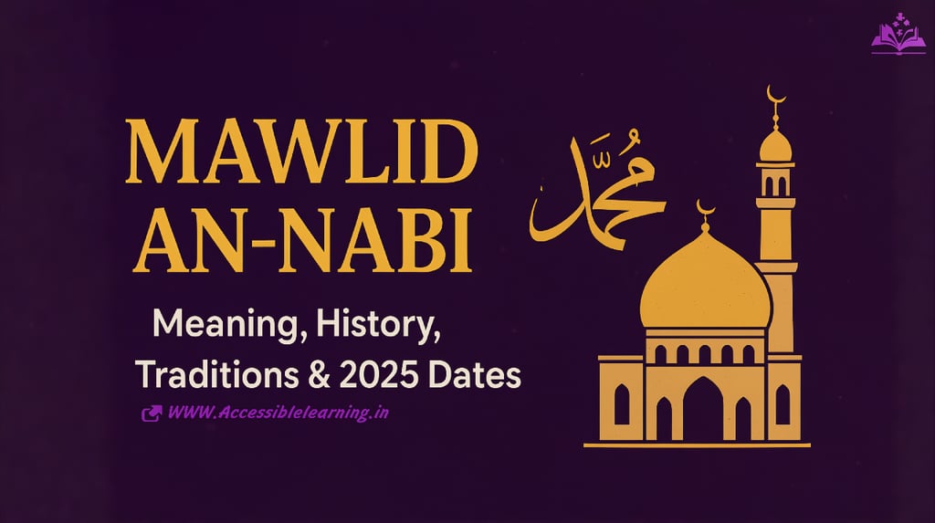 Mawlid an-Nabi (Prophet Muhammad’s Birthday): Meaning, Traditions & 2025 Dates