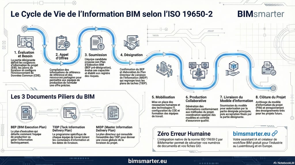Guide ISO 19650-2 : Gestion de l'information en phase de réalisation BIMsmarter.
