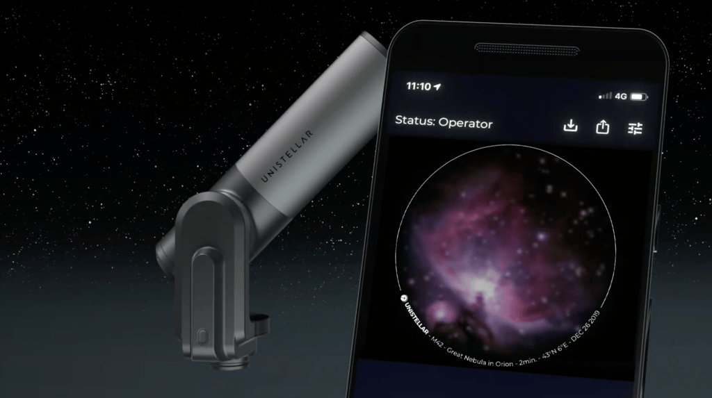 Animation 3D pour un télescope Unstellar Equinox