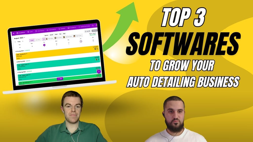 Episode 4: Top 3 Software to Grow Your Auto Detailing Business (Urable, GoHighLevel, SintraAI, etc.)