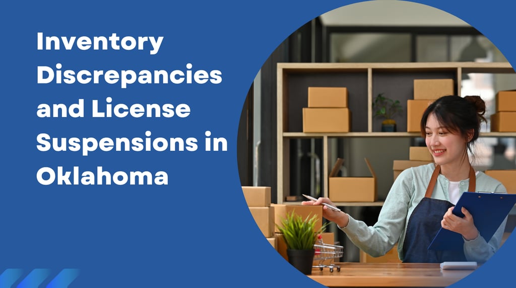 cannabis inventory records at an Oklahoma dispensary