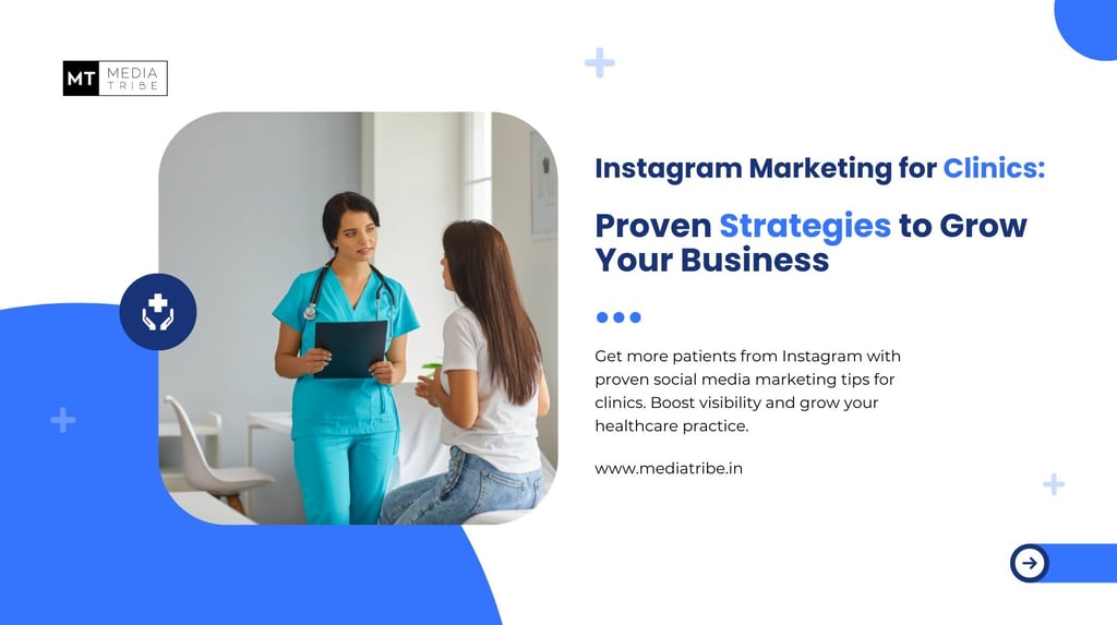 Doctor creating Instagram content to attract patients and promote clinic services