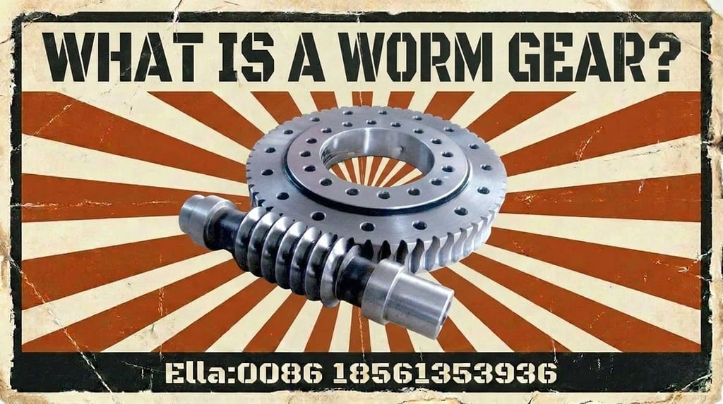 Industrial worm gear and worm wheel set for high torque reduction
