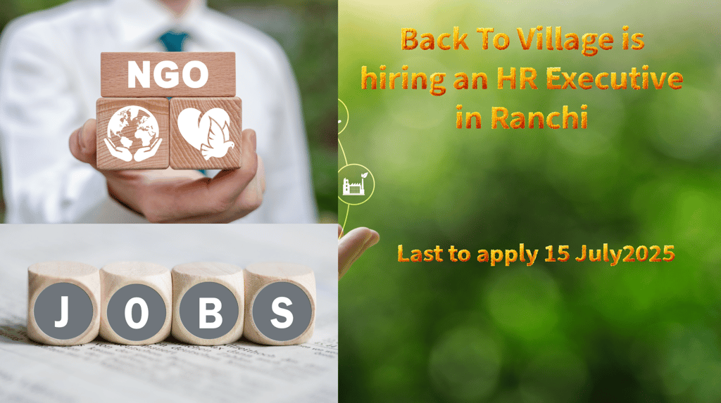 Back To Village is hiring an HR Executive in Ranchi