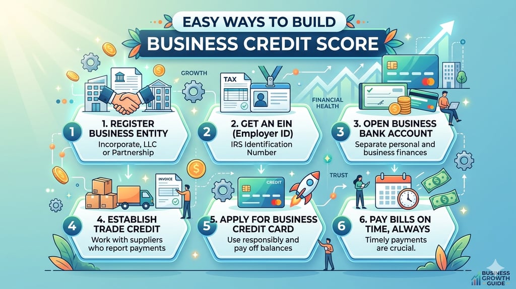 Easy Ways to Build Business Credit Score Fast