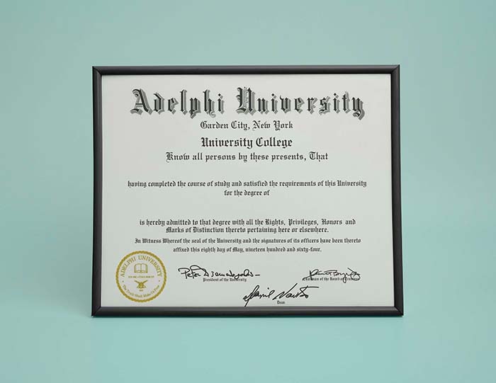 replace your college diploma