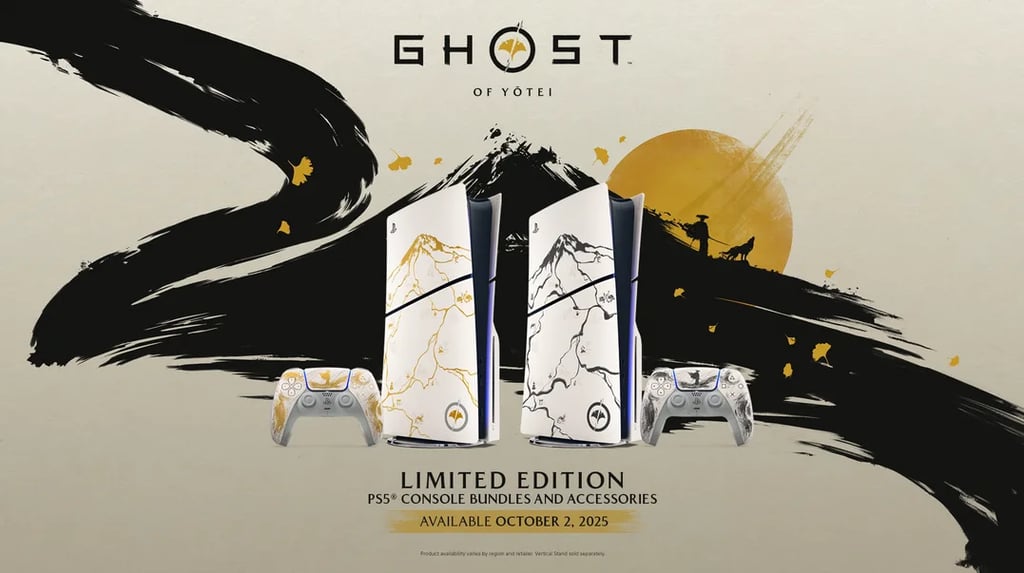 Exclusivo: PlayStation 5 'Ghost of Yōtei' Edição Limitada – Uma Obra de Arte Inspirada na Cultura Japonesa!