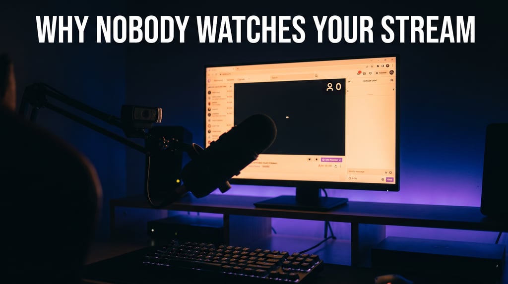 why nobody watches your stream twitch growth guide