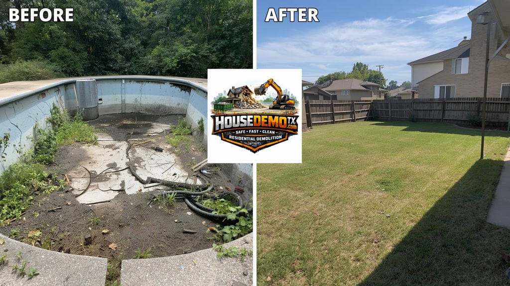 Swimming Pool Removal Beaumont TX