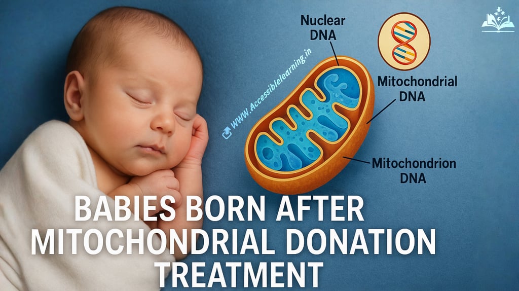 Babies Born after Mitochondrial Donation Treatment: A Scientific Breakthrough with a Human Touch