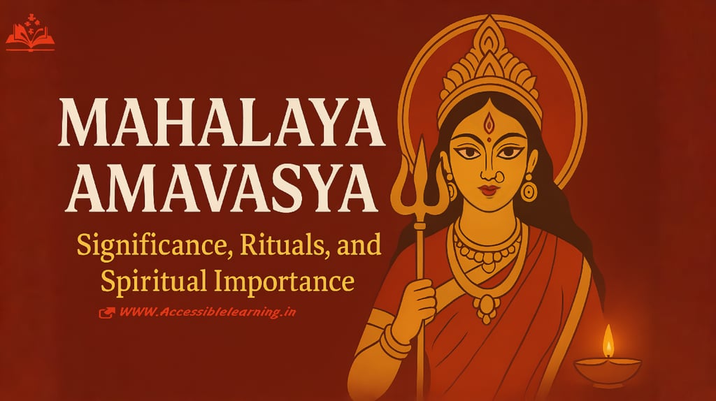 Mythological and Historical Significance of Mahalaya Amavasya