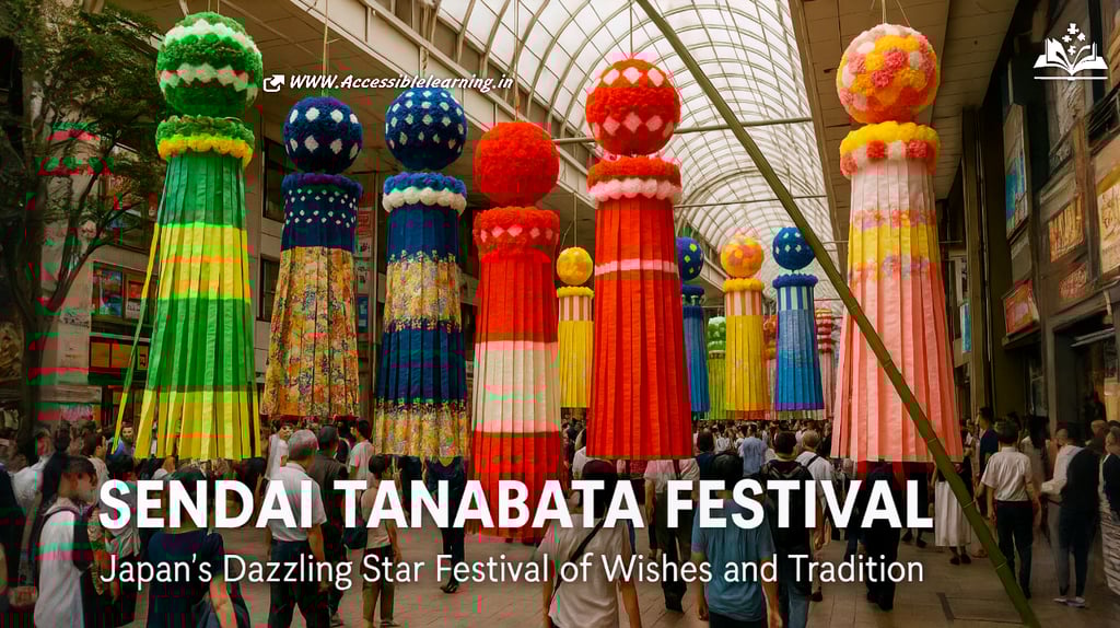 the vibrant Sendai Tanabata Festival in Japan