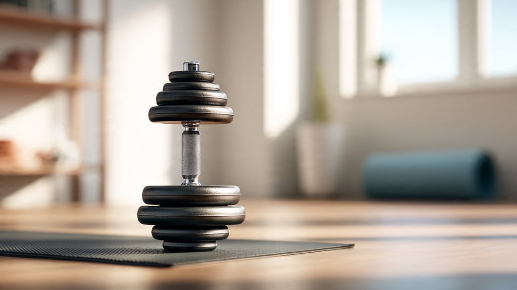 Melhores equipamentos de musculação para treinar em casa - Kit de Halteres Ajustáveis