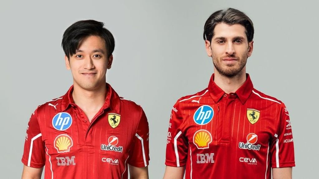 Zhou Guanyu Antonio Giovinazzi Ferrari