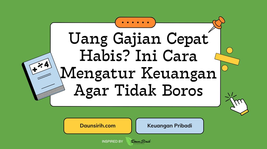 Ini Cara Mengatur Keuangan Agar Tidak Boros