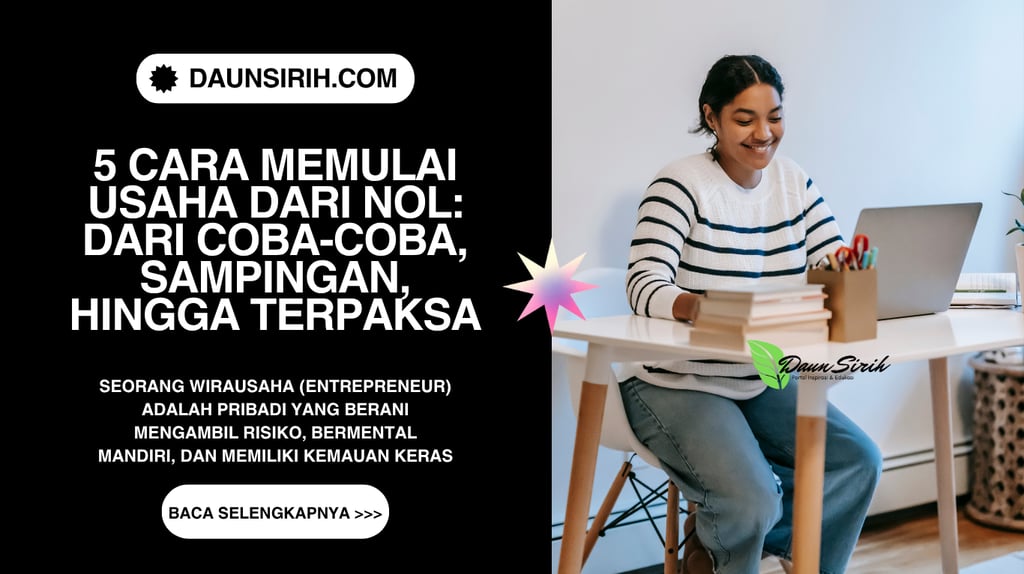 5 Cara Memulai Usaha dari Nol