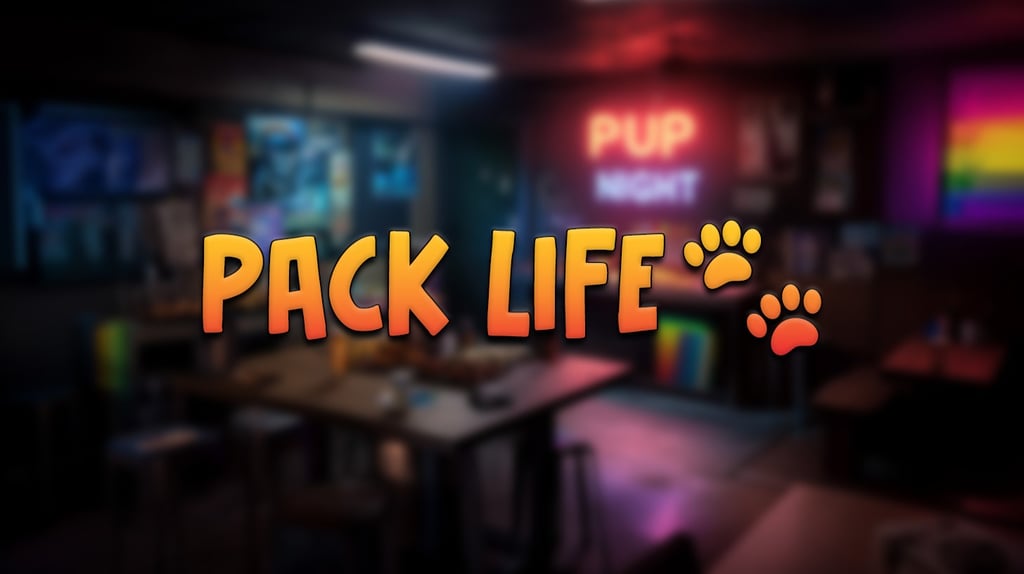 A blurred image of an empty bar - PACK LIFE