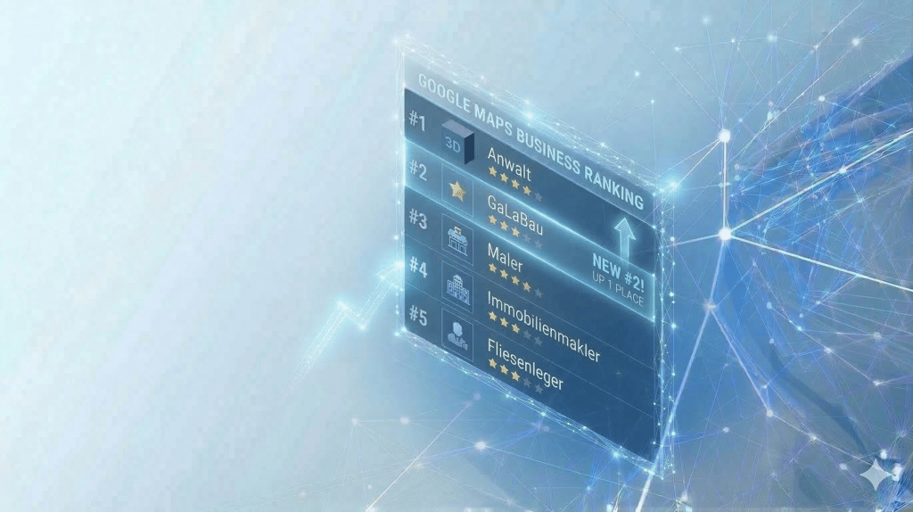 Bild was zeigt dass ein Unternehmen im Rang aufsteigt