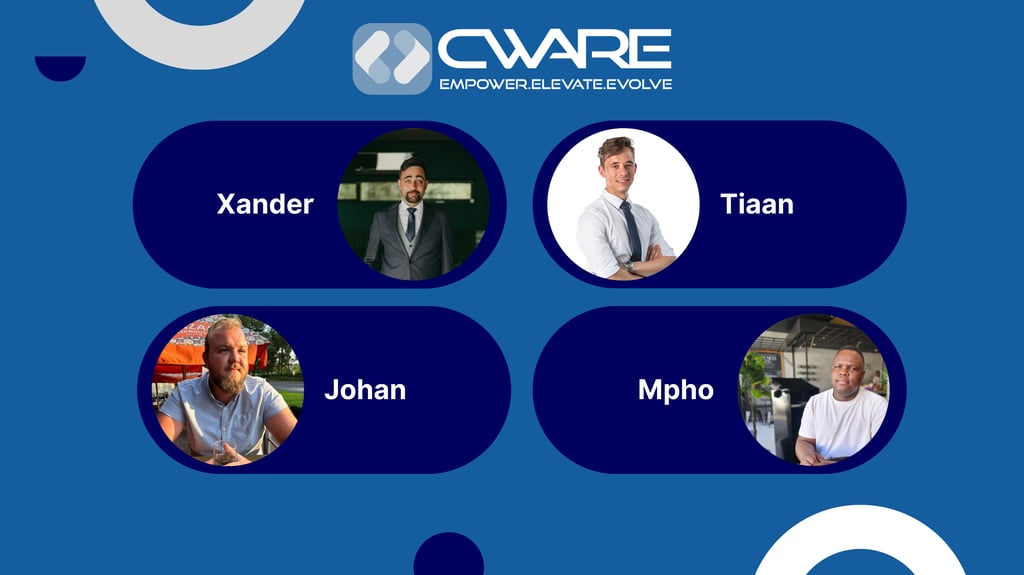 Meet the CWARE team Four skilled IT developers ready to deliver innovative and tailored technology solutions