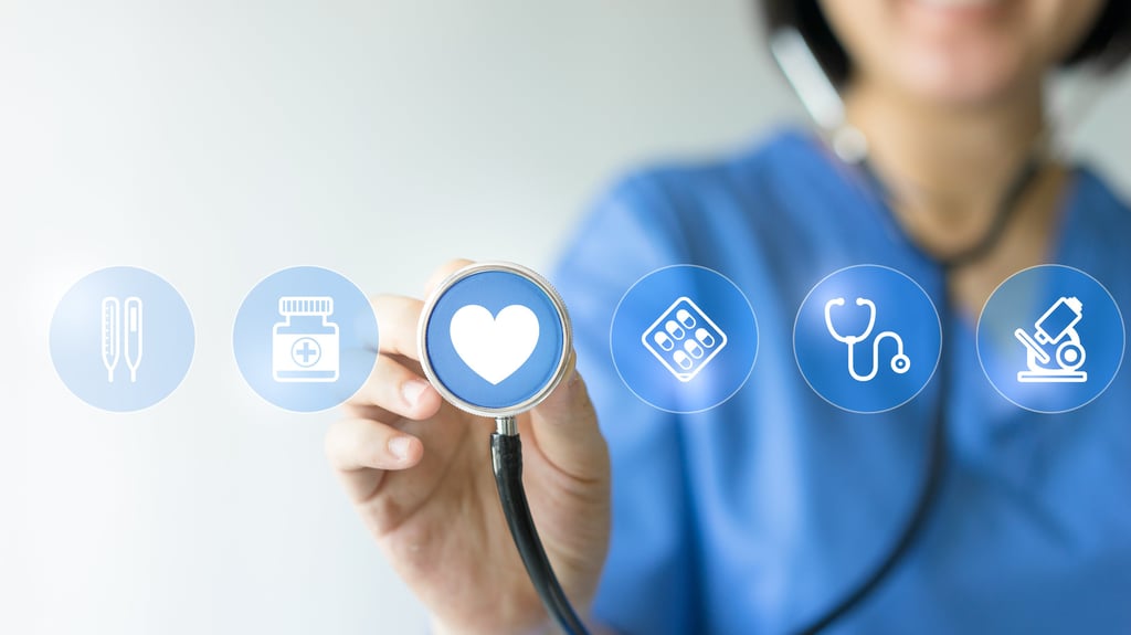 imagem da medicina e da multidiscciplinariedade