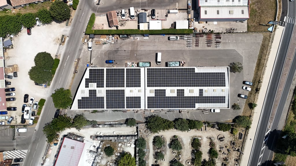 centrale photovoltaïque en toiture