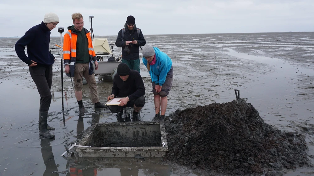 Frisa church excavation