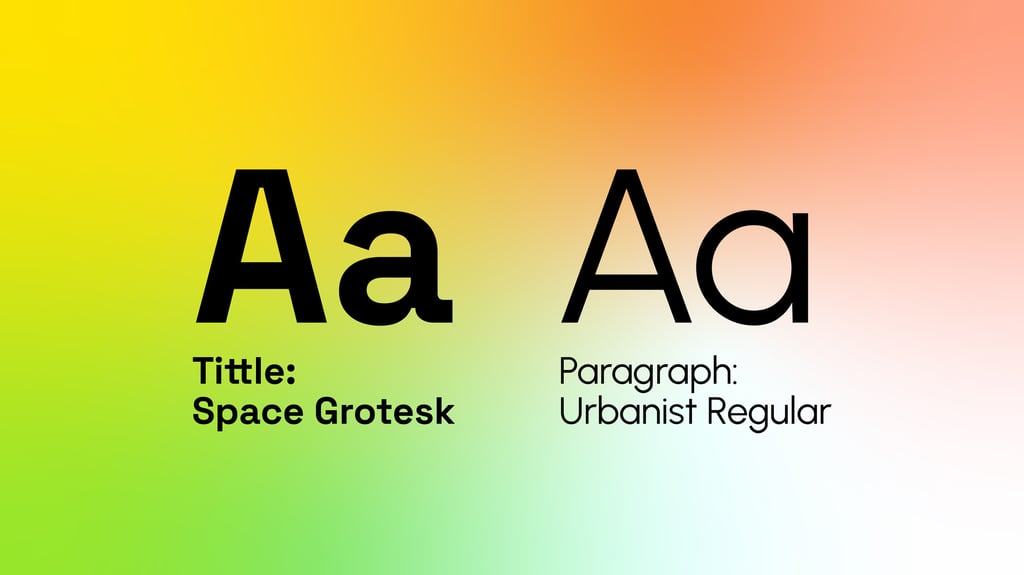 Modern bold fonts pairing for modern apparel brand.