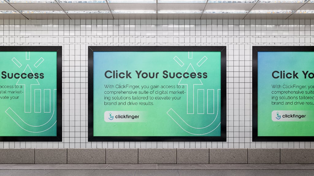 Modern green gradient background graphic design poster.