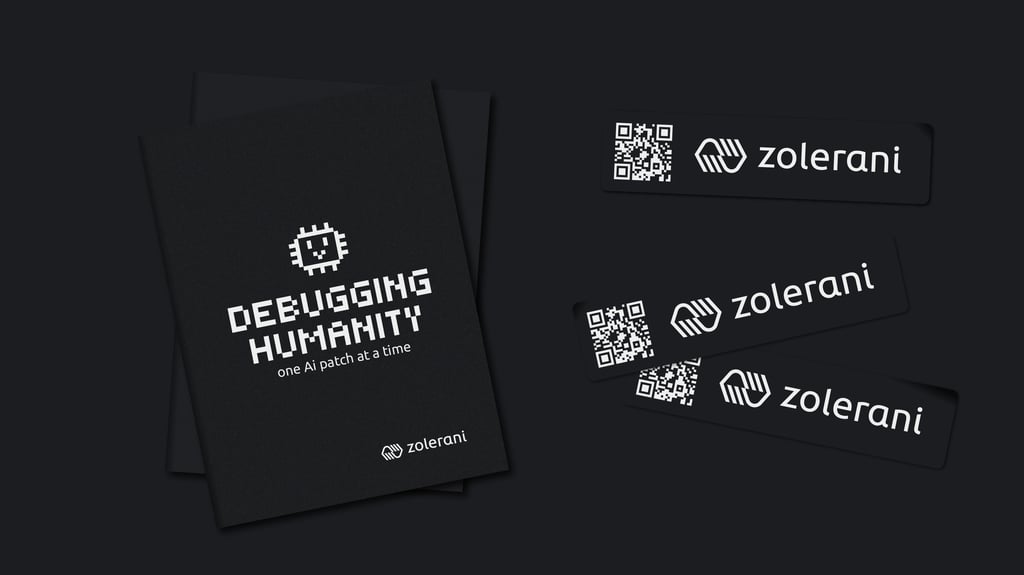 Pixel art illustration for cloud service Zolerani.