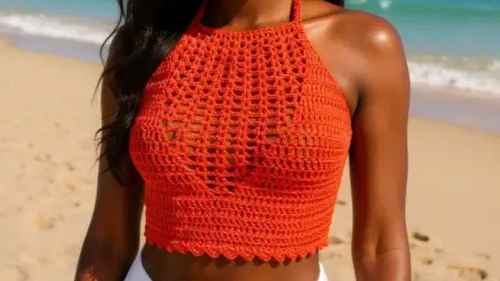 Top Sabranka fait main au crochet par Cachalabibi