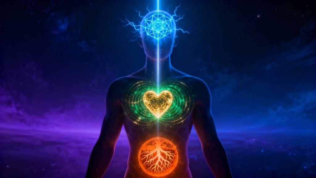 The Triune Intelligence: Harmonizing the Three Brains of the Divine Human