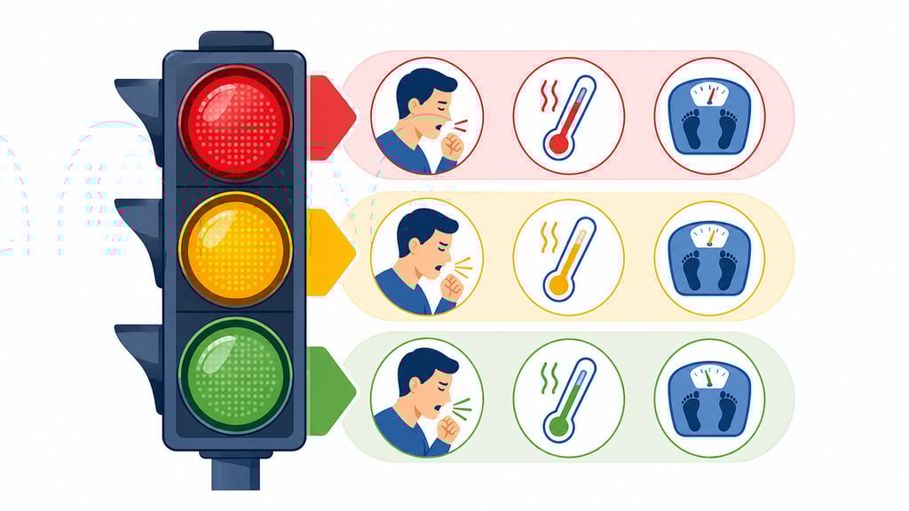 Semáforo de señales de alarma de tuberculosis para personas con diabetes