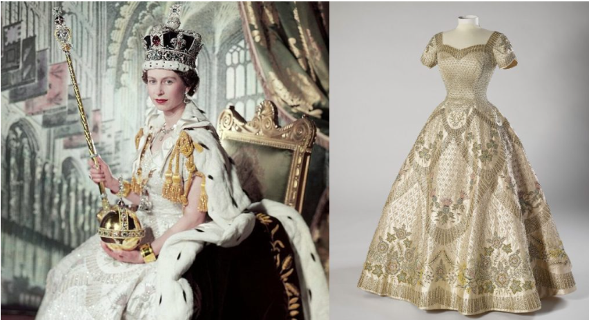 vestido coroação