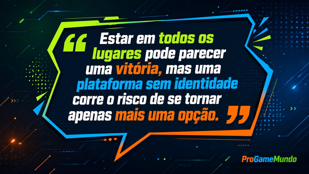 Esta em todos os lugares é uma vitória? Ou perde sua identidade!