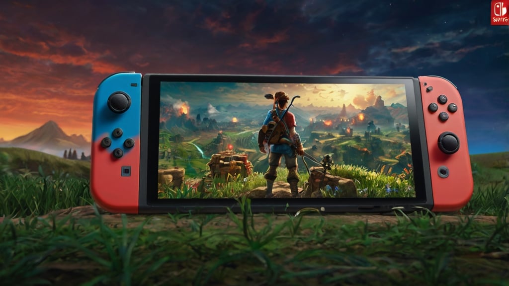 a nintendo switch lite game console controller with a nintendo switch